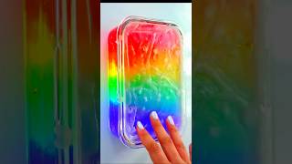 Slime Rainbow satisfying ASMR : #shorts