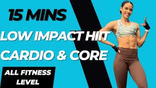 Joint-Friendly HIIT Cardio \u0026 Core – Intense Burn, No Jumping, At Home Workout