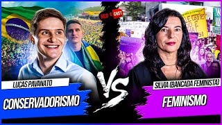 DEBATE: CONSERVADORISMO X FEMINISMO: LUCAS PAVANATO X SILVIA (BANCADA FEMINISTA)