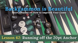 Backgammon: Running off the 20pt Anchor (Lesson 62)