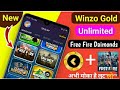 How to get diamond 💎 in Free Fire || Winzo Gold Free Fire Diamond 💎|| Free Fire me💎 kaise Le Free me