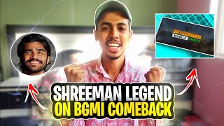 @shreemanlegendliveofficial and Krafton's CFO on BGMI comeback 🤯 || GAME CHANGERS||