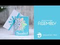 SVG File - Thank You Card - Assembly Tutorial (For Cricut, Silhouette, and ScanNCut)