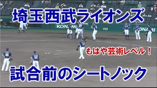 埼玉西武ライオンズ 試合前の『シートノック』絶品です！ 甲子園球場 2024/6/7