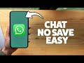 How To Message On WhatsApp Without Saving The Number 2025 (iPhone & Android)