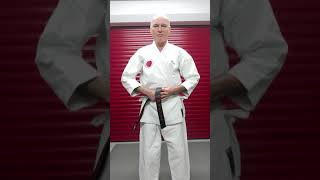 How I tie my karate belt.