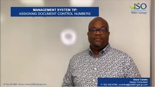 Management System Tip: Assigning Document Control Numbers
