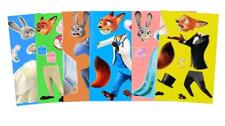 Zootopia 2 Judy Hopps & Nick Wilde 🦊🐰 pregnancy | STICKER BOOK DIY