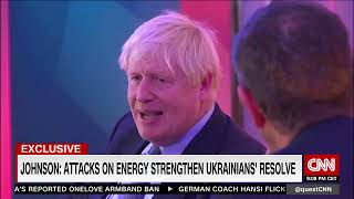 Boris Johnson: Talks can't begin until Ukraine restores territory