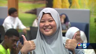 'I can't believe I'm here': Exchange program students arrive in US after months of setbacks