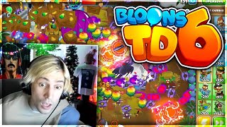 xQc plays Bloons TD6 NEW Bloonarius in 2023 (with chat)