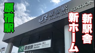 原宿駅の新駅舎と新ホームを見てきた!!