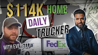 How much does a home daily CDL driver earn in FedEx Ground?