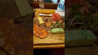 Charcuterie board at Merkin Vineyards in old Town cottonwood, Arizona