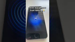 never buy iPhone from temu ☠️☠️#Iphone#samsung#miui#nokia...