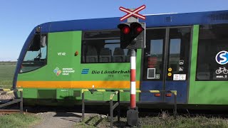 Železniční přejezd Jimlín #2 - 23.4.2022 / Czech railroad crossing