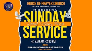 HOUSE OF PRAYER CHURCH SUNDAY WORSHIP SERVICE ||24-11-2024|| #hopc  #hopchyd #sundayservice #worship