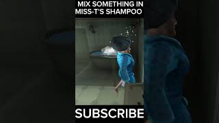I MIX HAIR REMOVAL IN MISS-T'S SHAMPOO 🤣🤣🤣🤣🤣🤣||#shorts #gaming #scaryteacher