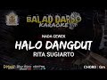 Halo Dangdut - Rita Sugiarto - karaoke tanpa vokal | Balad Darso karaoke