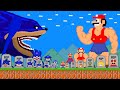 R.I.P MARIO vs R.I.P SONIC : Who is the strongest Power Up??? | Super Mario Bros.