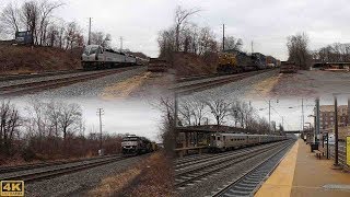 ⁴ᴷ Fast Trains \u0026 Freight Trains In Union County