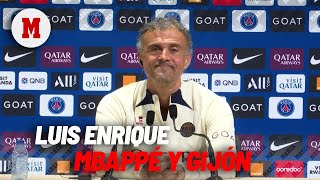 La ocurrente respuesta de Luis Enrique cuando le preguntan por Mbappé: "Hoy llueve, pero..."I MARCA