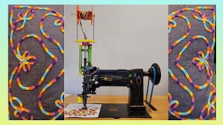 DEMO- Cornely L Machine Furry Yarn Chainstitch 3D printed parts