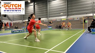 Court 3, February 29, Yonex Dutch Junior International 2024