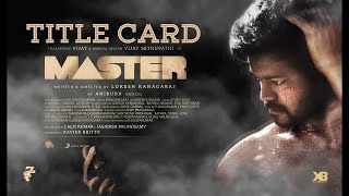 Master - Title Card Video | Beast | Thalapathy Vijay | BGM