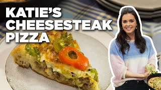 Cook a Cheesesteak Skillet Pizza with Katie Lee | The Kitchen | Food Network