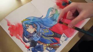 [Fire Emblem] Lucina watercolor painting