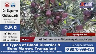 High density apple rates are 70% lower than previous couple of years