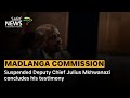 Madlanga Commission | Suspended Deputy Chief Julius Mkhwanazi concludes his testimony