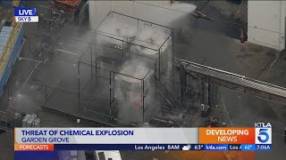 Thousands still evacuated amid Orange County toxic chemical leak that could lead to explosion