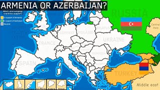 Armenia or Azerbaijan? Which one European countries support?  [old style video]