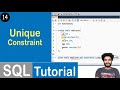 #14 Unique Constraint in SQL | SQL Tutorial