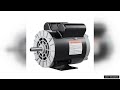 3hp air compressor electric motor 230v 15.5a 3450rpm 56 frame cw ccw rotation review