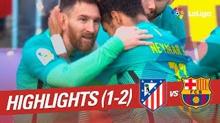 Resumen de Atlético de Madrid vs FC Barcelona (1-2)