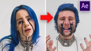 BILLIE EILISH - Cry BLACK TEARS (After Effects Tutorial)
