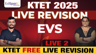 🔴 KTET  EXAM 2024 | 🔴 LIVE REVISION | EdSpar Live | 🔴