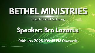 Gospel Meet Day - 1 | Bro Lazarus \u0026 Bro Elijah | 06:45 PM Onwards