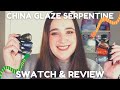 China Glaze Serpentine Collection | Swatch + Review