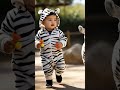 cute baby walking with baby zebra 🦓😍 youtubeshorts shorts baby zebra animals