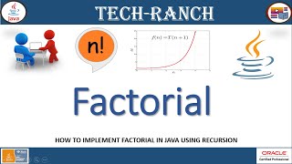 How to implement Factorial in Java | Java Coding Exercise | @TechRanch