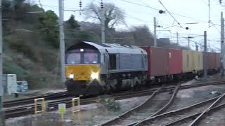 66305 4s57 Hams Hall GBRf - Mossend Euroterminal GBRf, Sat. 26th November 2022