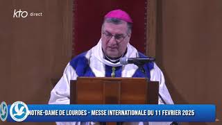 HOMÉLIE DE MGR JEAN-MARC MICAS PRONONCEE EN LA BASILIQUE DU ROSAIRE DE LOURDES, MARDI 11.02.2025