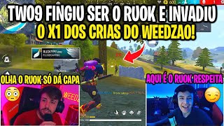 TWO9 FINGIU SER O RUOK E INVADIU O X1 DOS CRIAS DO WEEDZÃO DEIXANDO TODO MUNDO ASSUSTADO!