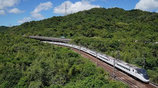 台鐵 422次 新自強3k EMU3140 通過四腳亭