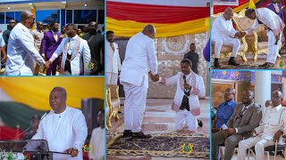 PRESIDENT JOHN DRAMANI MAHAMA STORMS OPAMBOUR'S CHURCH FOR THANKSGIVING SERVICE