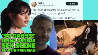 So gross! Jenna Ortega s*x scene with Martin Freeman.
